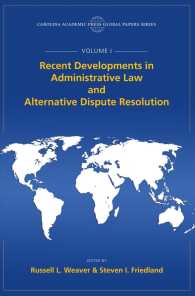 Recent Developments in Administrative Law and Alternative Dispute Resolution (Global Papers)