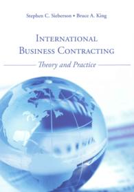 International Business Contracting : Theory and Practice