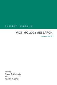 Current Issues in Victimology Research （3TH）