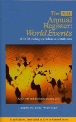 The Annual Register : World Events of 2011 (Annual Register: World Events) （252）
