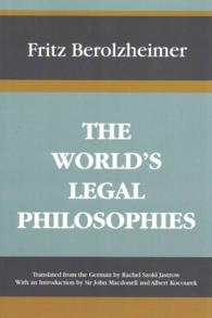 The World's Legal Philosophies (Modern Legal Philosophy) （Reprint）