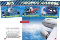 Amazing Vehicles Set (6-Volume Set) : Choppers / Dragsters / Helicopters / Hovercraft / Jets / Superbikes (Amazing Vehicles)