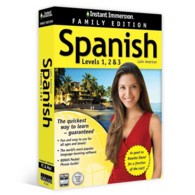 Instant Immersion Spanish Leves 1, 2 & 3 : Latin American: Family Edition (Instant Immersion) （BOX PCK LA）