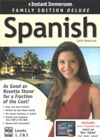 Instant Immersion Spanish, Level 1, 2 & 3 : Family Edition （BOX PCK LA）