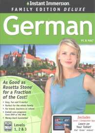 Instant Immersion German, Levels 1, 2 & 3 : Family Edition （BOX FOL IN）
