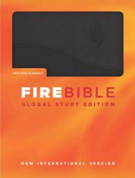 Fire Bible : New International Version, Black on Black Flexisoft, Global Study Edition （LEA）