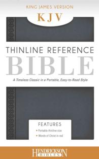 KJV Thinline Reference Bible, Grey