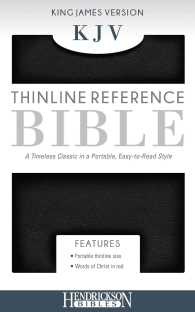 The Holy Bible : King James Version, End of Verse Reference Edition, Black, Imitation Leather, Thinline Bible, Words of Christ in Red （LEA）