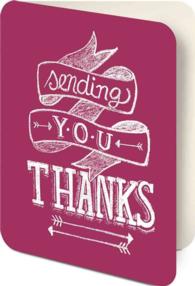 Chalkboard - Thank You Artisan Notecards （NCR）