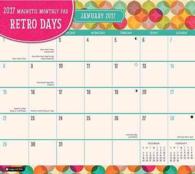 Retro Days Magnetic Monthly Pad 2017 Calendar （WAL）