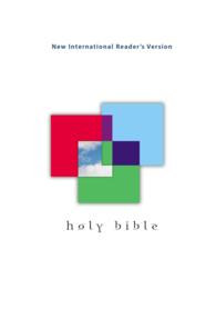 Holy Bible : New International Reader's Version