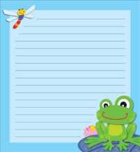 Funky Frog Notepad