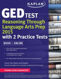 Kaplan GED Test Reasoning through Language Arts Prep 2015 + Online (Kaplan Ged Test Reasoning through Language Arts Prep)