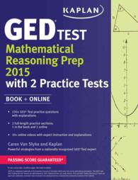 Kaplan GED Test Mathematical Reasoning Prep 2015 + Online