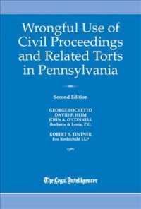 Wrongful Use of Civil Proceedings & Related Torts in Pennsylvania 2017