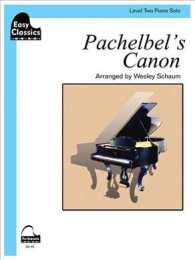 Pachelbel's Canon : Sheet (Schaum Publications Sheet Solo)