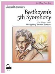 Beethoven's 5th Symphony : Schaum Level 4 Piano Solo