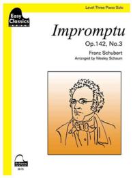 Easy Classics Impromptu, Op. 142, No. 3 : Level 3, Sheet (Schaum Publications: Easy Classics)