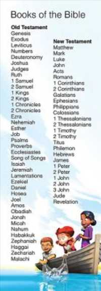 Deep Blue Books of the Bible Bookmark, Package of 25