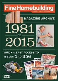Fine Homebuilding's Magazine Archive 1981-2015 : Quick and Easy Access to Issues 1 to 256 （MAC WIN DV）