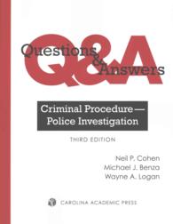 Criminal Procedure : Police Investigation: Multiple Choice and Short Answer Questions and Answers (Questions & Answers) （3TH）