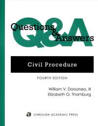 Civil Procedure : Multiple-choice and Short-answer Questions and Answers (Questions & Answers) （4 CSM）