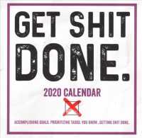 Get Shit Done 2020 Calendar （BOX PAG）