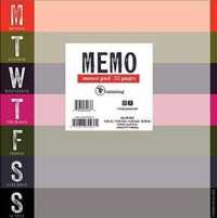 Bold Block Memo Mouse Pad （NPD）