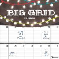 Big Grid Chalk 2021 Calendar （WAL）