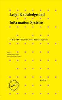 Legal Knowledge and Information Systems : JURIX 2019: The Thirty-second Annual Conference