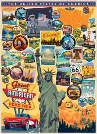 Great American Road Trip Puzzle : 1000-pieces （PZZL）