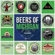 Beers of Michigan 2018 Calendar （WAL）