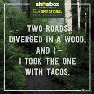 Faux-spirational by Shoebox 2018 Calendar （WAL）