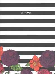 Striped Floral Large 2018 Weekly Monthly Planner （EGMT SPI）