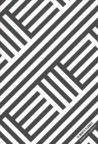 Black & White Medium 2018 Weekly / Monthly Planner （16M EGMT S）