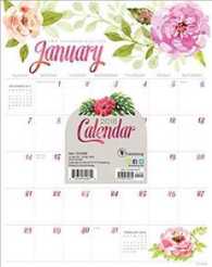 Flowers 2018 Grid Calendar （SPI WAL）