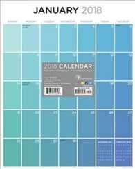 For the Love of Color 2018 Grid Calendar （SPI WAL）
