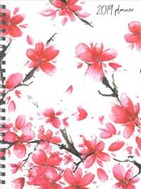 Cherry Blossoms Medium Weekly Monthly 2019 Planner （16M EGMT S）