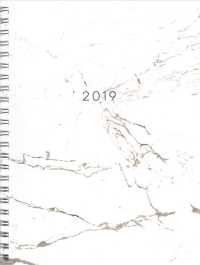 Marble Medium 2018-2019 Weekly Monthly Planner （16M EGMT S）