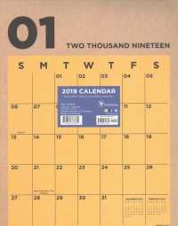 Kraft Monthly 2019 Grid Calendar （SPI WAL）
