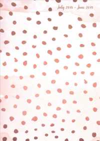Dots Medium Weekly Monthly 2018-2019 Planner （SPI）