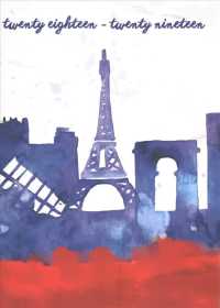 Paris Medium Weekly Monthly 2018-2019 Planner （EGMT SPI）