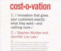 Costovation (4-Volume Set) : Innovation That Gives Your Customers Exactly What They Want - and Nothing More: Library Edition （Unabridged）