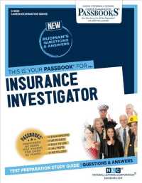 Insurance Investigator (C-3539): Passbooks Study Guide Volume 3539 (Career Examination")