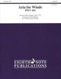Aria for Winds : HWV 410 for 4 Clarinets, Bass Clarinet: Difficult （PCK）