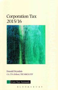 Corporation Tax 2015/16 (Core Tax Annuals) （Annual）