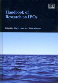 IPO（新規公開株）研究ハンドブック<br>Handbook of Research on IPOs