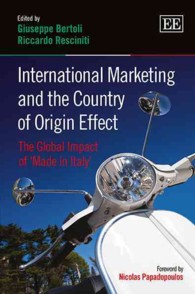 国際マーケティングと原産国<br>International Marketing and the Country of Origin Effect : The Global Impact of 'Made in Italy'