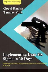 Implementing Lean Six Sigma in 30 Days -- Paperback / softback