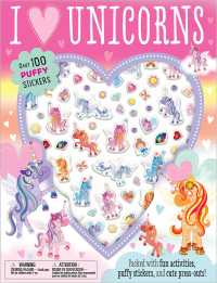 I Love Unicorns Puffy Stickers （STK）